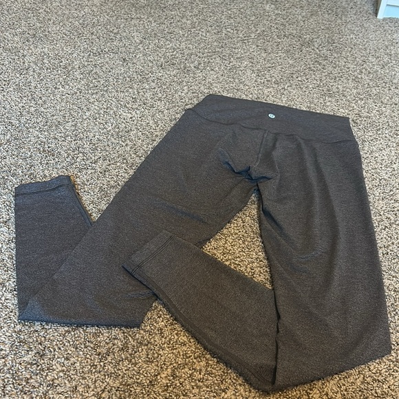 Lululemon Like New Dark Gray Full Length Leggings - Picture 2 of 12
